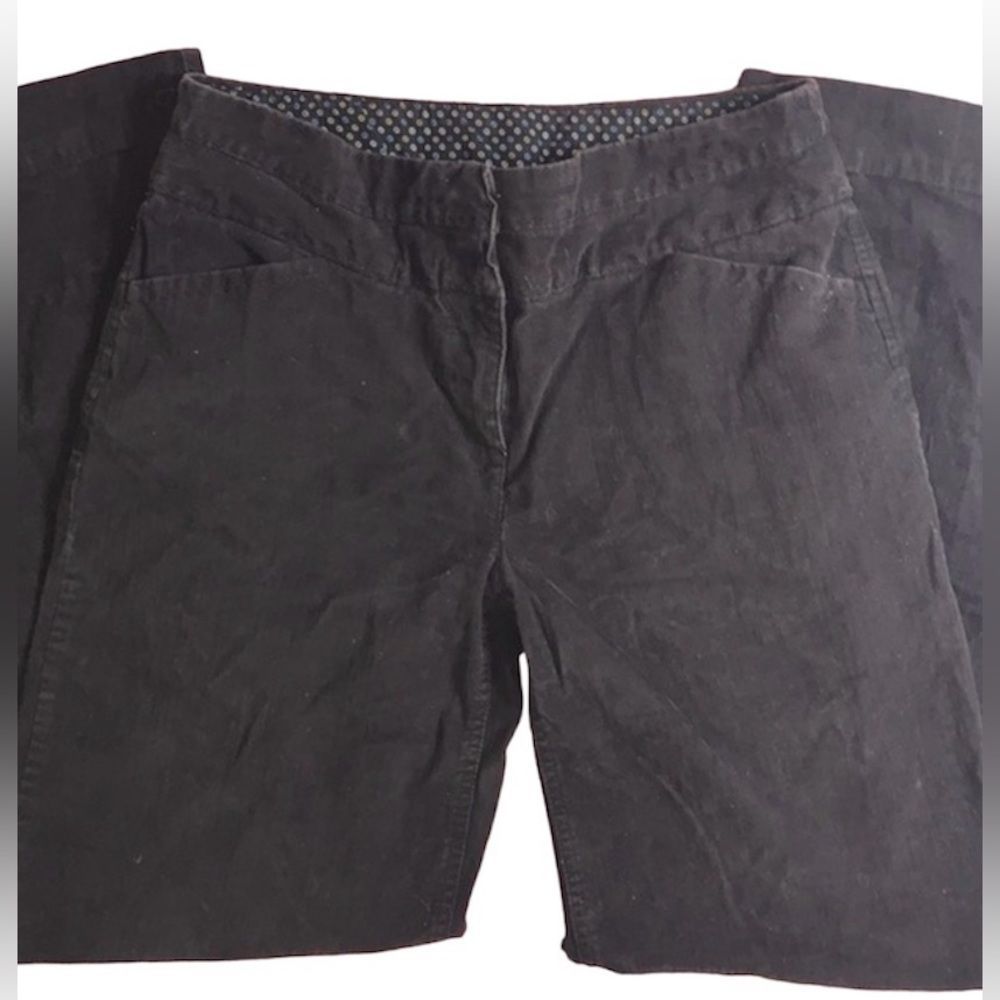 Style & Co. Straight Leg Black Hook Closure Distressed Denim Pants Size 10